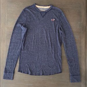 ⚓️Men’s Hollister Navy Blue Thermal Long Sleeve